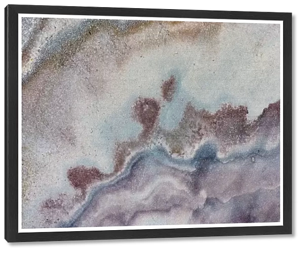 Aerial view looking down onto colourful Sandstone slabs - Colourful Textured Abstract