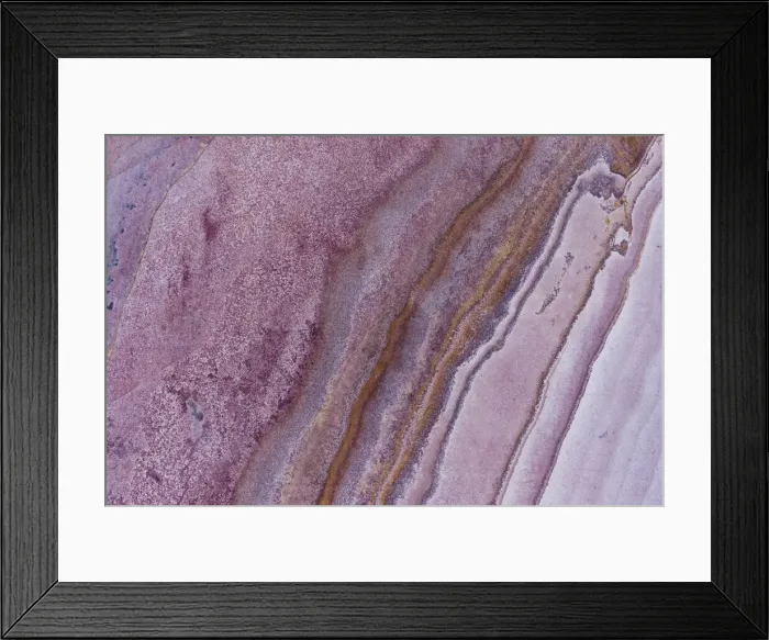 Framed Print : Aerial view looking down onto colourful Sandstone slabs - Colourful Textured Abstract Framed Print : Aerial view looking down onto colourful Sandstone slabs - Colourful Textured Abstract