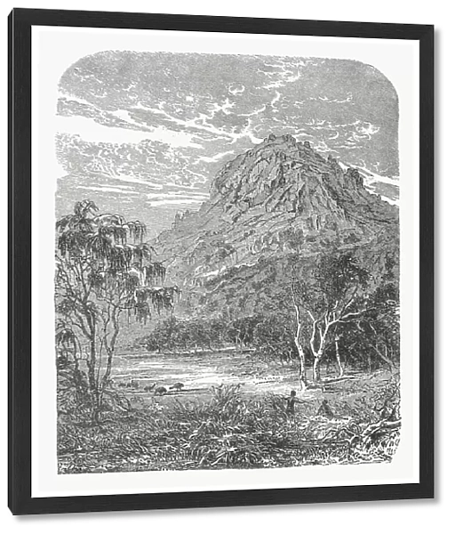 Kimberley, Northern Western Australia, wood engraving, published in 1897