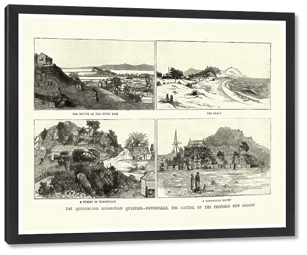 Views of Townsville, Queensland, Australia 19th Century
