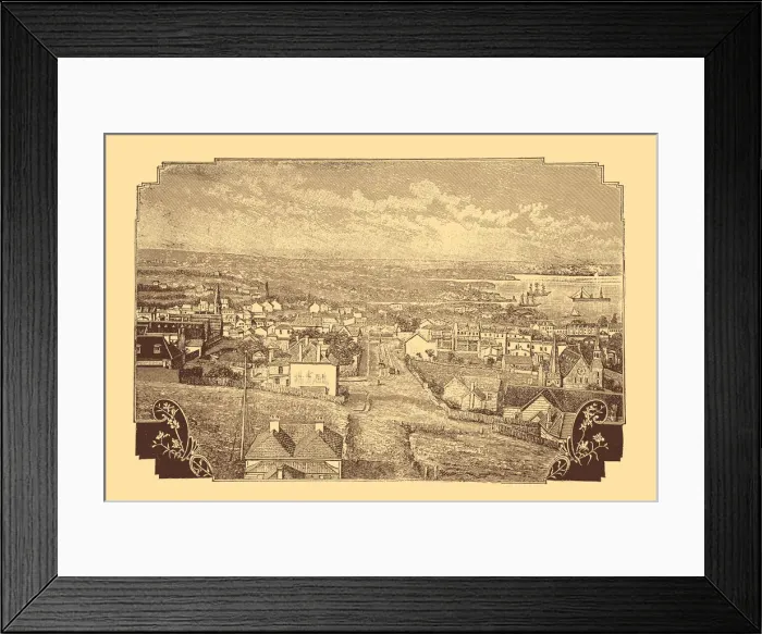 Framed Print : Australia: Port of Sydney in 19th century Framed Print : Australia: Port of Sydney in 19th century