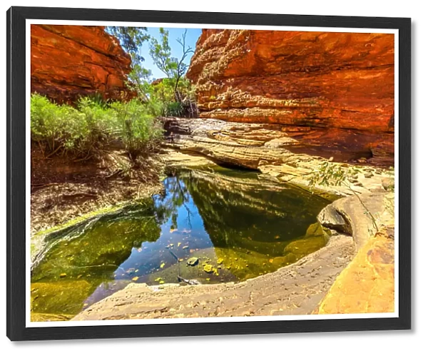 Kings Canyon waterhole Australia