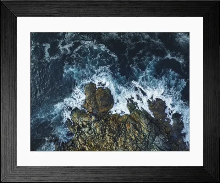 Framed Print : Aerial view of Point Ellen, Vivonne Bay, Kangaroo Island, South Australia