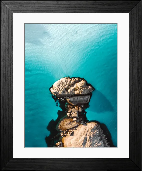 Framed Print : Aerial View of Twilight Beach, Esperance Western Australia - 4K DRONE PHOTO