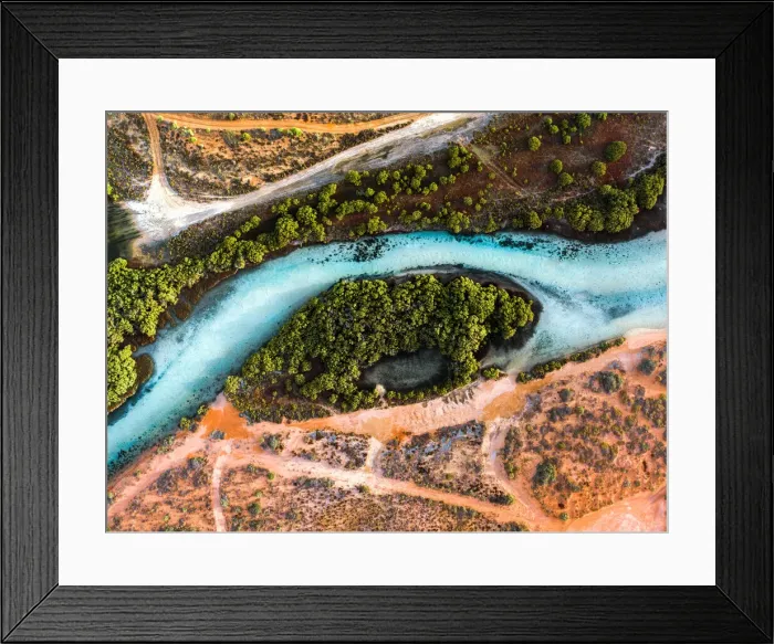 Framed Print : Aerial View of Little Lagoon Shark Bay - DRONE PHOTO 4K Framed Print : Aerial View of Little Lagoon Shark Bay - DRONE PHOTO 4K