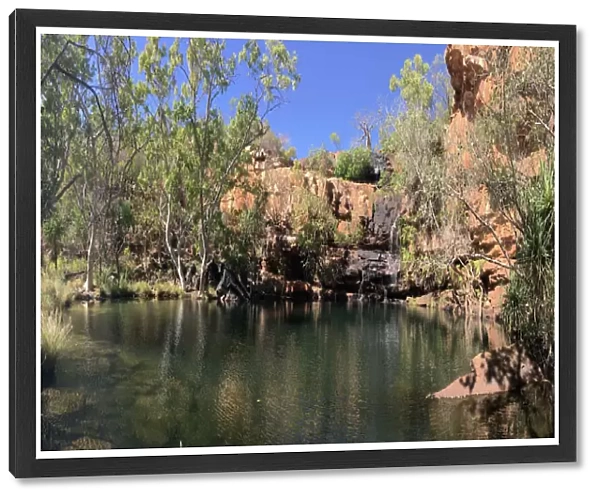 Panoramic landscape view of Galvans Gorge Western Australia