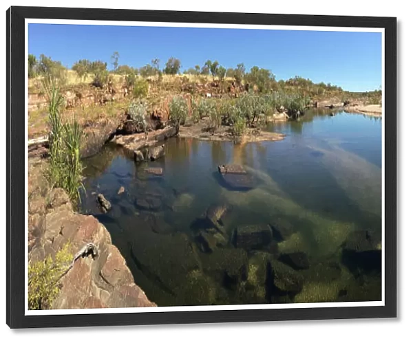 Panoramic landscape view of Manning Gorge Western Australia