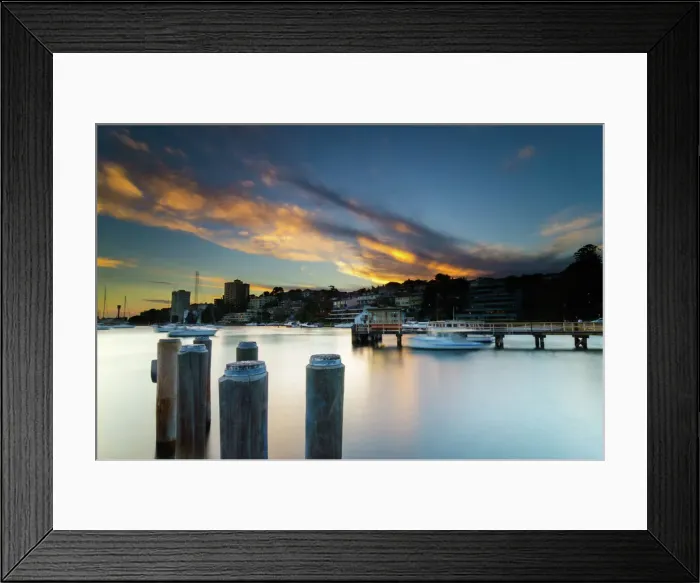 Framed Print : Lavender Bay Pier, Sydney, NSW, Australia Framed Print : Lavender Bay Pier, Sydney, NSW, Australia