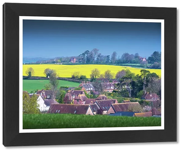 The village and countryside at Horton, east Dorset, England, United Kingdom