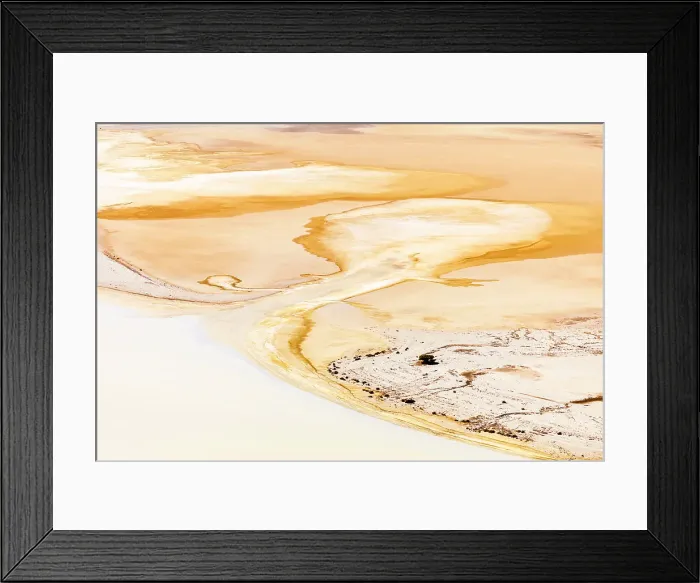 Framed Print : Aerial view of Kati Thanda-Lake Eyre Framed Print : Aerial view of Kati Thanda-Lake Eyre