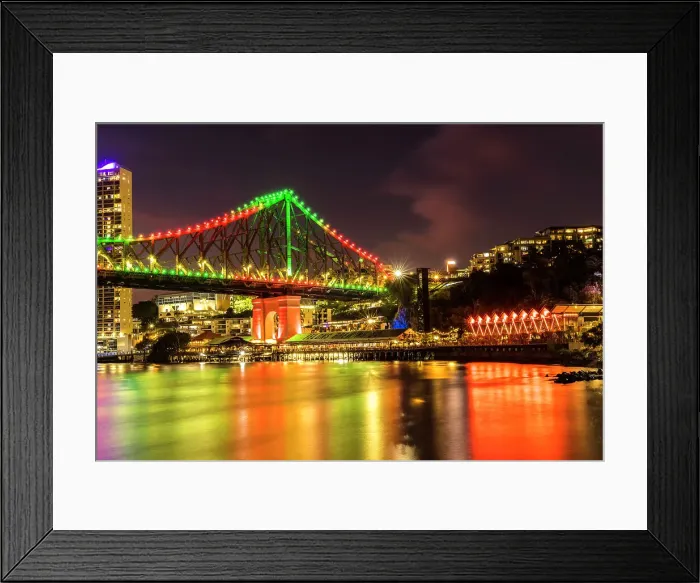 Framed Print : Brisbane Qld Story Bridge Framed Print : Brisbane Qld Story Bridge