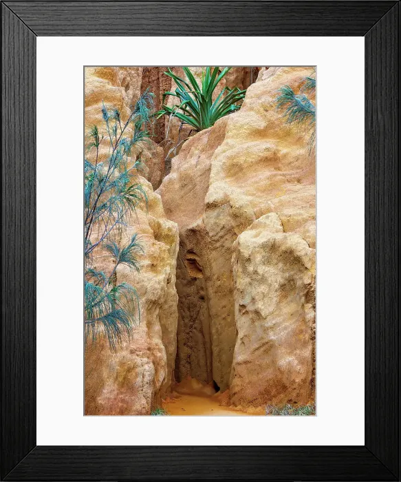 Framed Print : Coloured Sand of Fraser Island Framed Print : Coloured Sand of Fraser Island