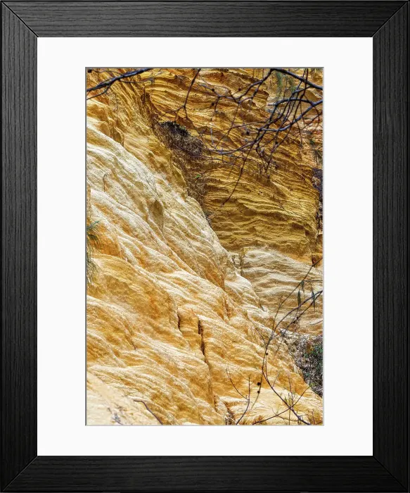 Framed Print : Coloured Sand of Fraser Island Framed Print : Coloured Sand of Fraser Island