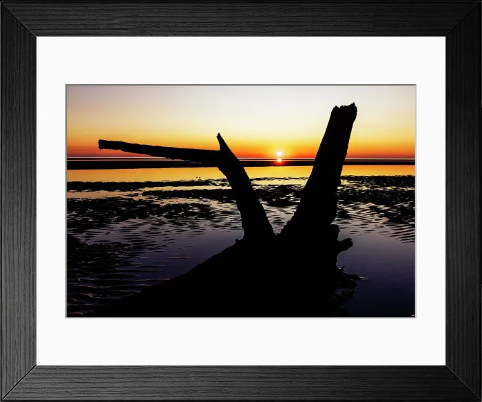 Framed Print : Sunset on the beach Framed Print : Sunset on the beach