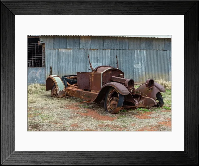Framed Print : Old model T Ford