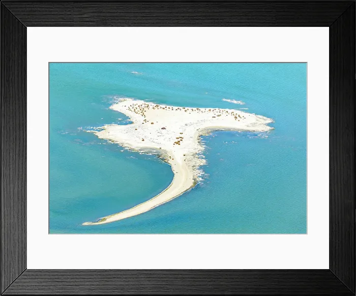Framed Print : Aerial view of Kati Thanda-Lake Eyre
