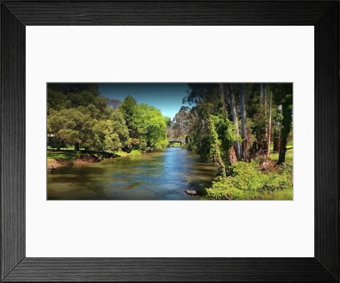 Framed Print : Mansfield area, Jamieson River, central Victoria, Australia Framed Print : Mansfield area, Jamieson River, central Victoria, Australia