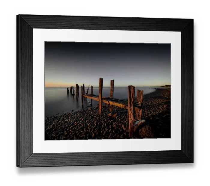 Framed Print : Old and rotting jetty at San Remo, Bass Coast, Victoria, Australia