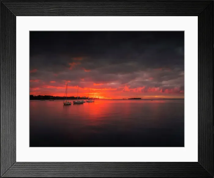 Framed Print : Hastings waterfront dawn, Mornington Peninsula, Victoria, Australia Framed Print : Hastings waterfront dawn, Mornington Peninsula, Victoria, Australia