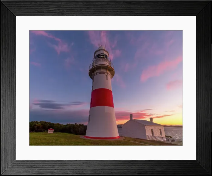 Framed Print : Lighthouse sunset Framed Print : Lighthouse sunset