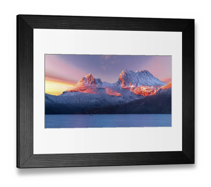 Framed Print : Cradle Mountain sunrise Framed Print : Cradle Mountain sunrise