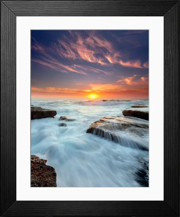 Framed Print : Terrigal sunrise