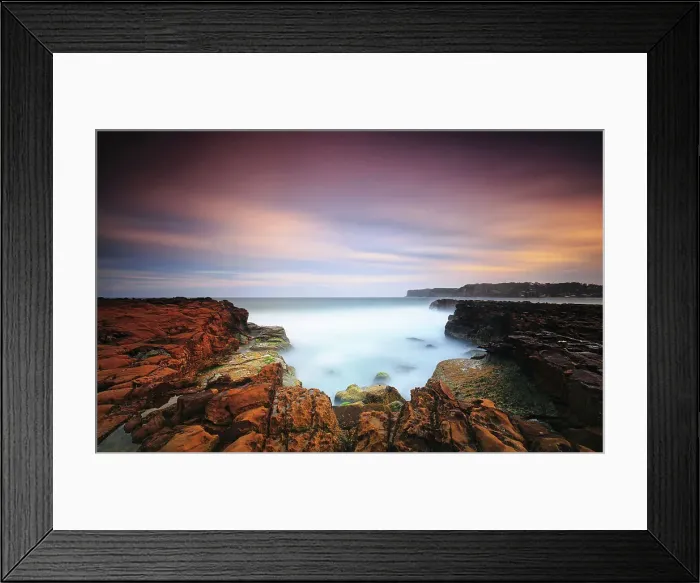 Framed Print : North Avoca sunset