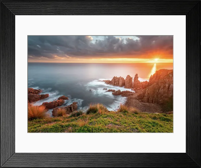 Framed Print : Pinnacles Lookout. Cape Woolamai. Victoria. Australia Framed Print : Pinnacles Lookout. Cape Woolamai. Victoria. Australia