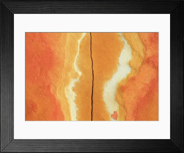 Framed Print : Sandstone rock. Gantheaume Point. Broome Framed Print : Sandstone rock. Gantheaume Point. Broome