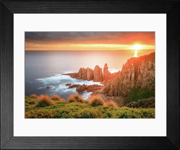 Framed Print : Pinnacles Lookout. Cape Woolamai. Victoria. Australia