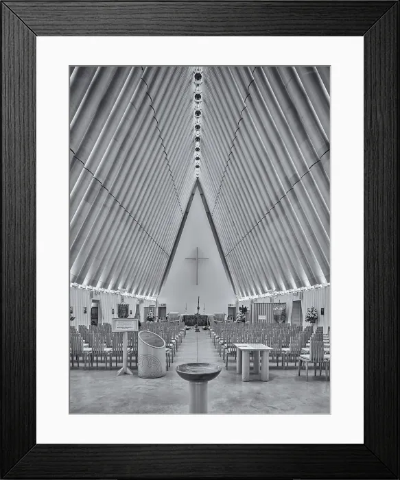 Framed Print : Christchurch Cardboard Cathedral
