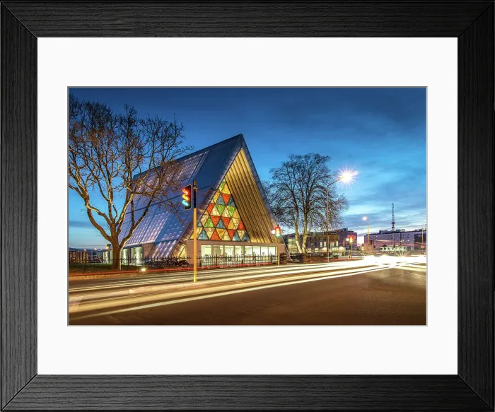 Framed Print : Cardboard cathedral in Christchurch, New Zealand