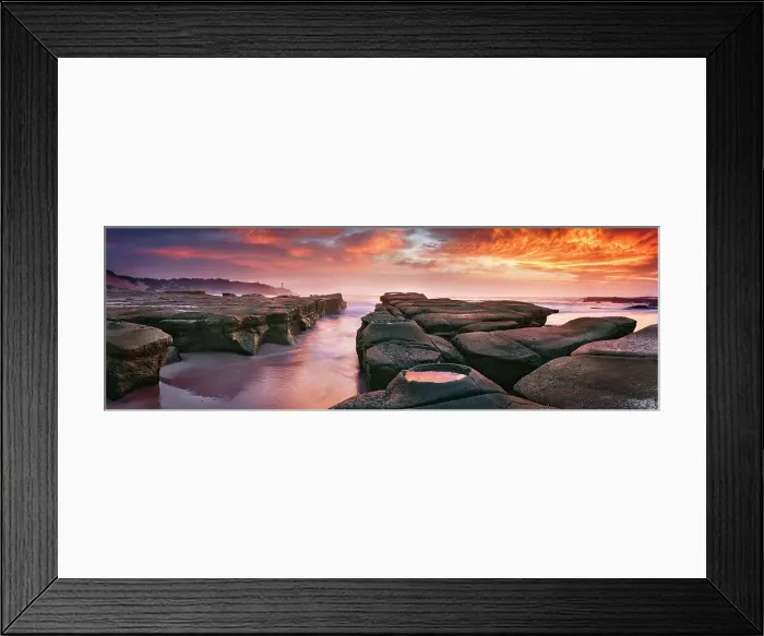 Framed Print : Soldier's Beach Framed Print : Soldier's Beach