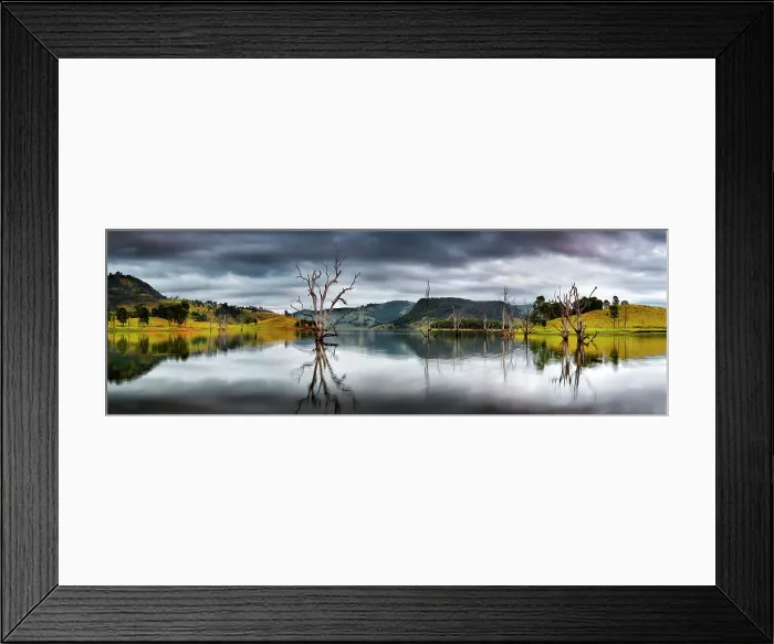 Framed Print : The Reflecting Glass