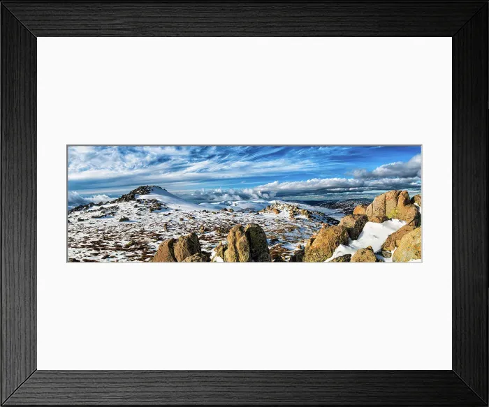 Framed Print : Spring melt