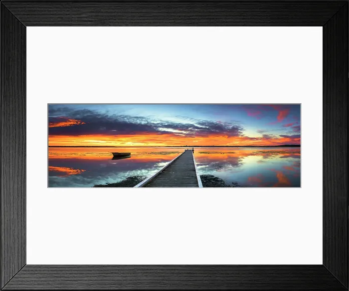 Framed Print : Tuggerah Lake Jetty Framed Print : Tuggerah Lake Jetty
