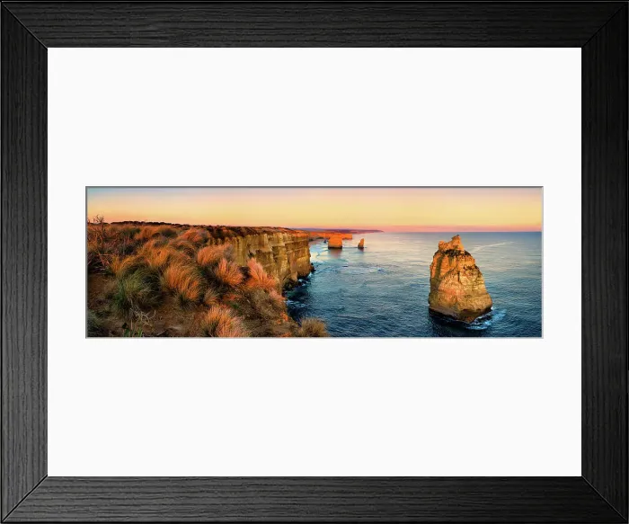 Framed Print : Ocean stacks