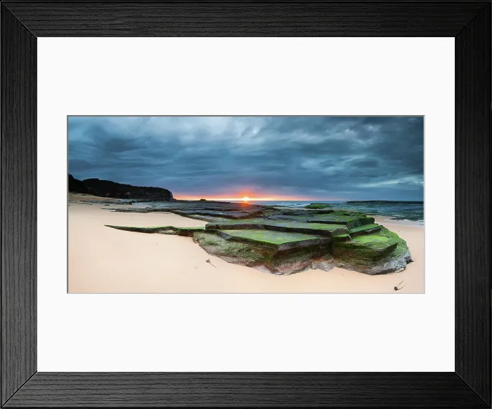 Framed Print : Turimetta Exposed