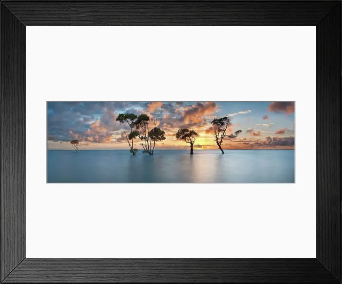 Framed Print : Sunrise over Deception Bay