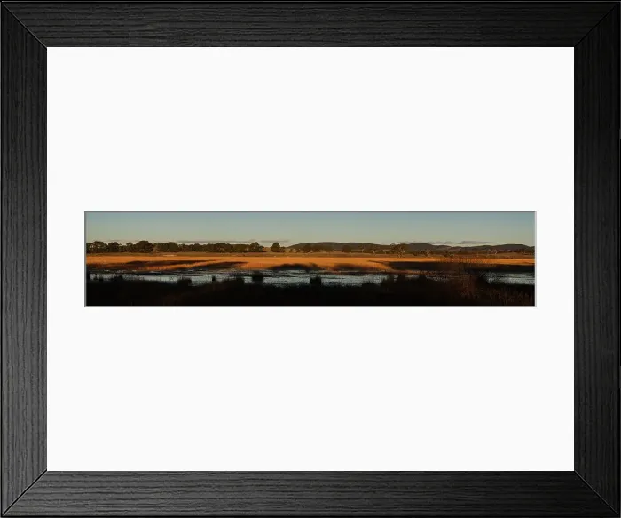 Framed Print : Lake george at Sunset