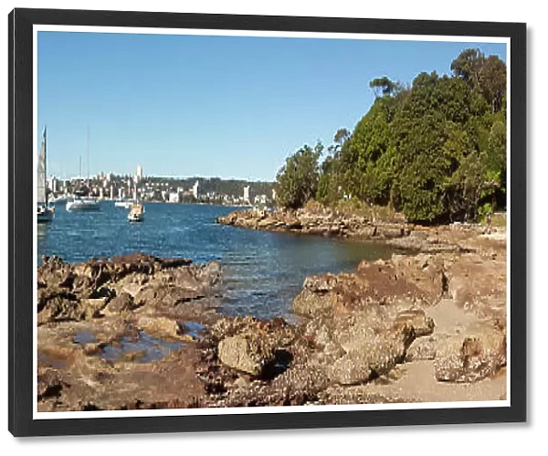 Reef Bay. A panoramic view of Reef Bay in the North of Sydney Harbour, shot