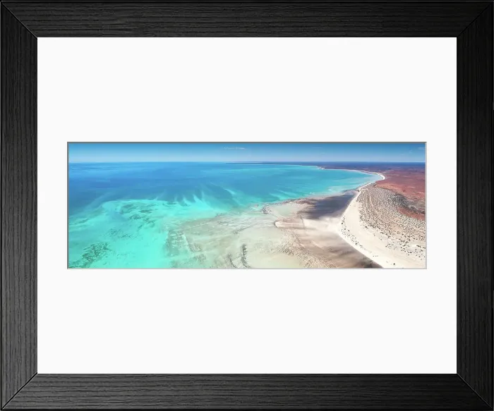Framed Print : Western Australia coastline from high angle view Framed Print : Western Australia coastline from high angle view
