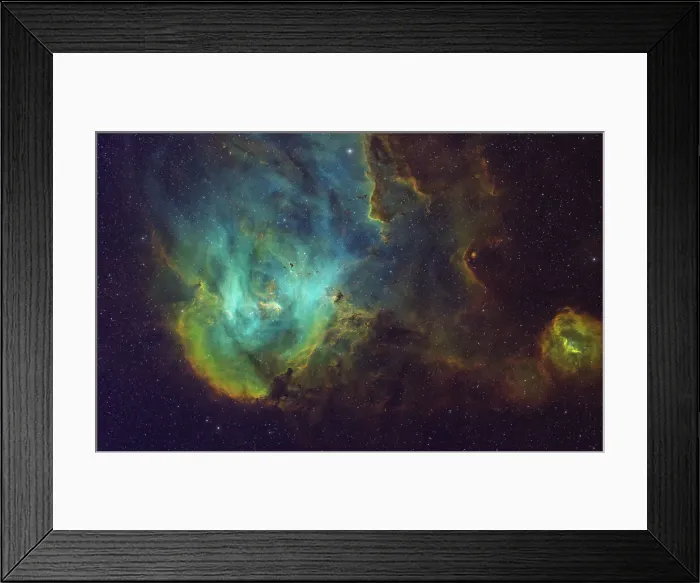Framed Print : Running Chicken Nebula