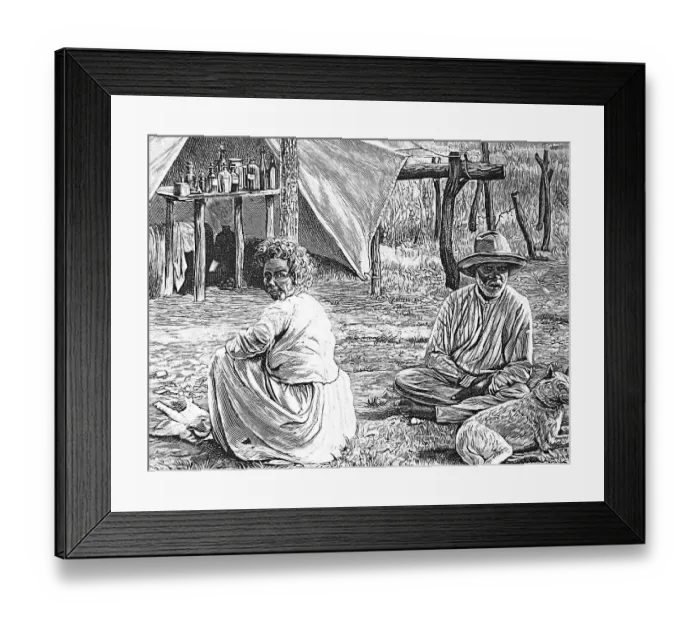 Framed Print : Australian Couple Framed Print : Australian Couple