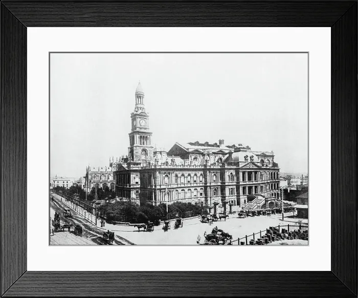 Framed Print : Antique photograph of World's famous sites: Sydney