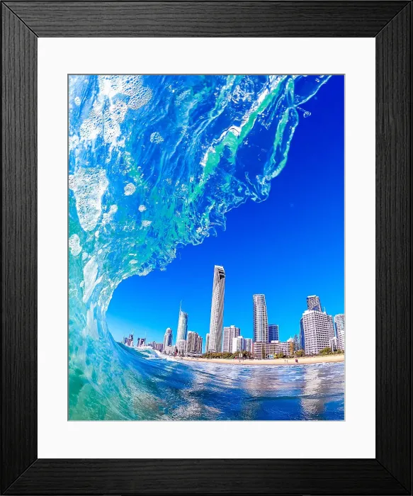 Framed Print : City beach Framed Print : City beach