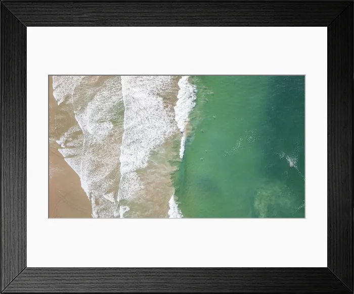 Framed Print : Rock Headlands Meet The Ocean Framed Print : Rock Headlands Meet The Ocean