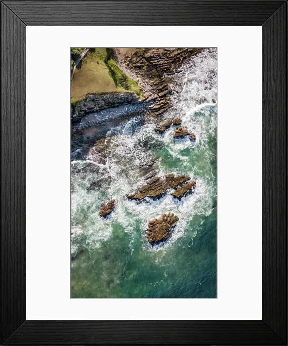 Framed Print : Broom's Head Headland and Coastline Framed Print : Broom's Head Headland and Coastline