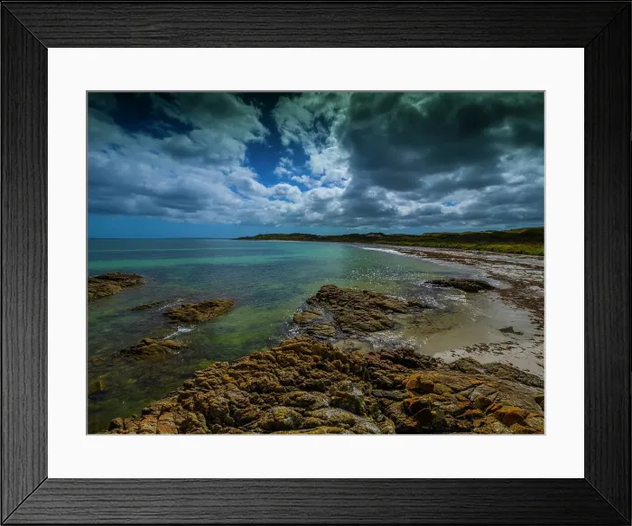 Framed Print : Quarantine bay, east coastline of King Island, Bass Strait, Tasmania, Australia Framed Print : Quarantine bay, east coastline of King Island, Bass Strait, Tasmania, Australia