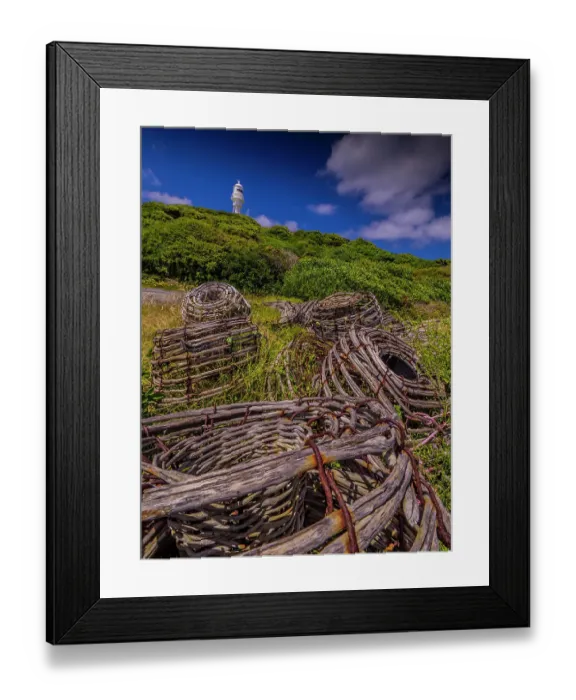 Framed Print : Old Lobster pots in Currie Harbour, King Island, Bass Strait, Tasmania, Australia Framed Print : Old Lobster pots in Currie Harbour, King Island, Bass Strait, Tasmania, Australia